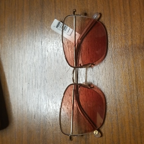 💕GARRETT LEIGHT💕 Pershing Glasses RG-DV Rose Gold Dove Frame Pink Gradient NWT - Picture 6 of 12